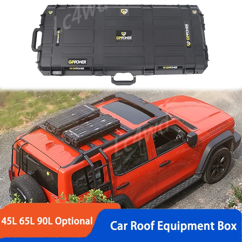 

LC4WD Off Road Roof Expansion Equipment Box Outdoor Trolley Boxes For Wrangler Bronco Tank 300 500 Jetour T2 Tuck