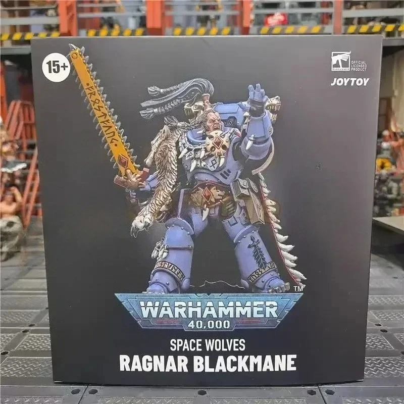 【W magazynie】JOYTOY oryginalna figurka 1/18 Space Wolf Ragnar Blackmane seria Anime Model wojskowy zabawka kolekcja prezentów