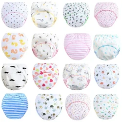 3PC Toilet Potty Kid Training Pee Boy Underwear Girl Baby Cloth Diaper Breathable LABS Pants 90/100