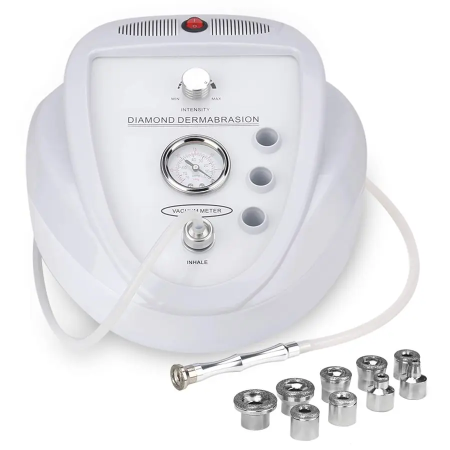 Diamond Microdermabrasion Machine, Mcwdoit 6568cmHg Suction Power Professional Dermabrasion for Skin Peeling Rejuvenation Liftin
