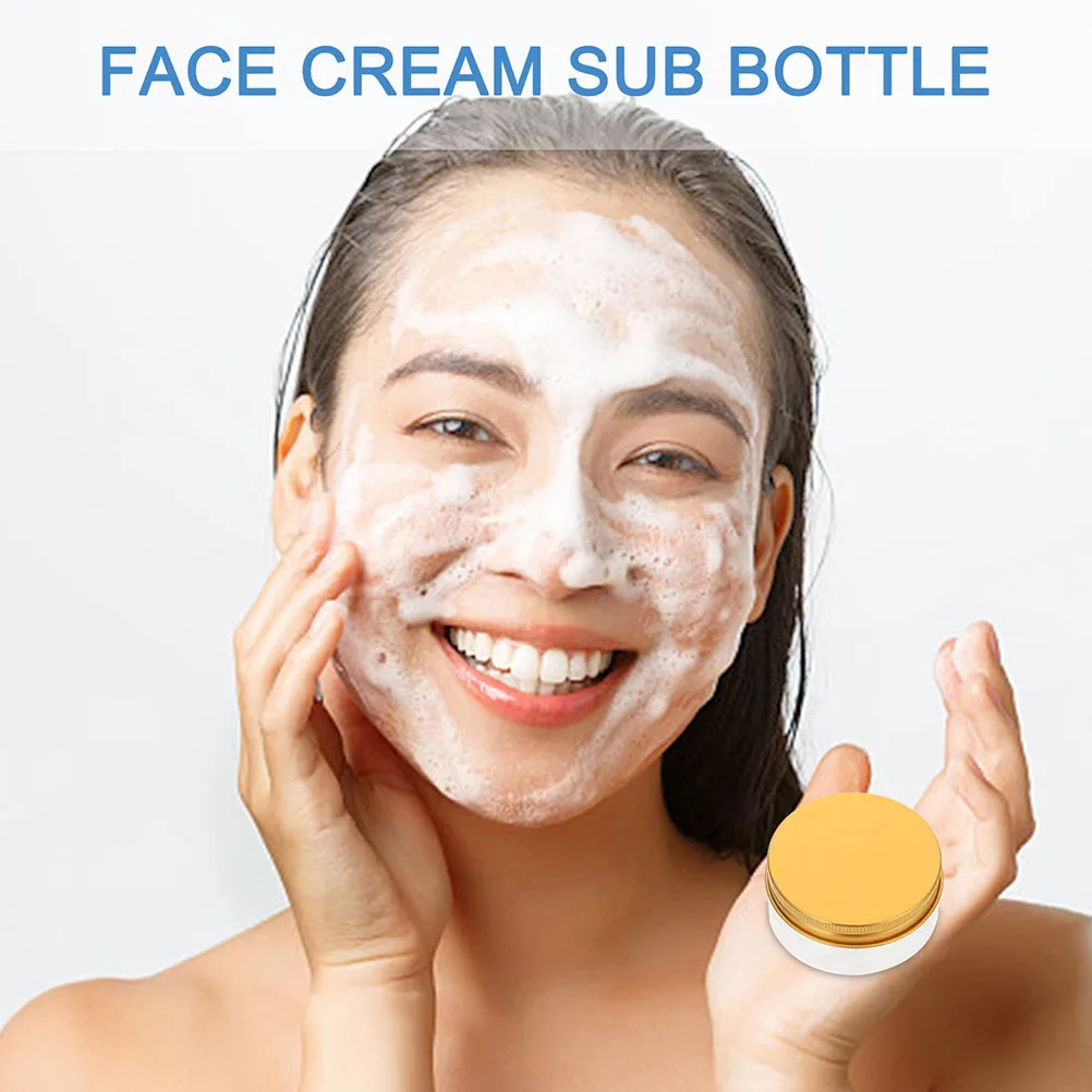 6 個ポータブルフェイシャルクリームサブボトル漏れ防止旅行容器メイクアップパッキングローション収納ボトル容器