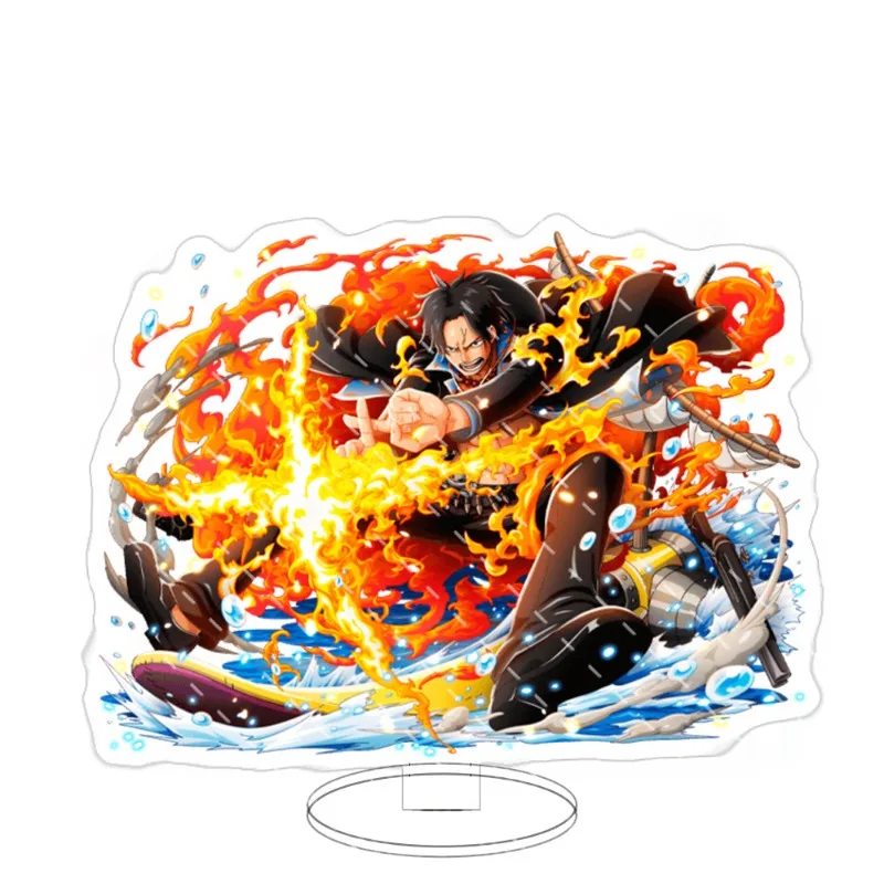 

One Piece Anime Peripheral Acrylic Standing Model Luffy Zoro Sanji Hancock Desktop Decorative Ornaments Fans Collect Gift Toy