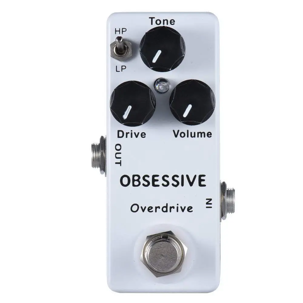 

A64T Mosky Obsessive Compulsive Drive OCD Педаль эффектов для гитары Overdrive и настоящий байпас
