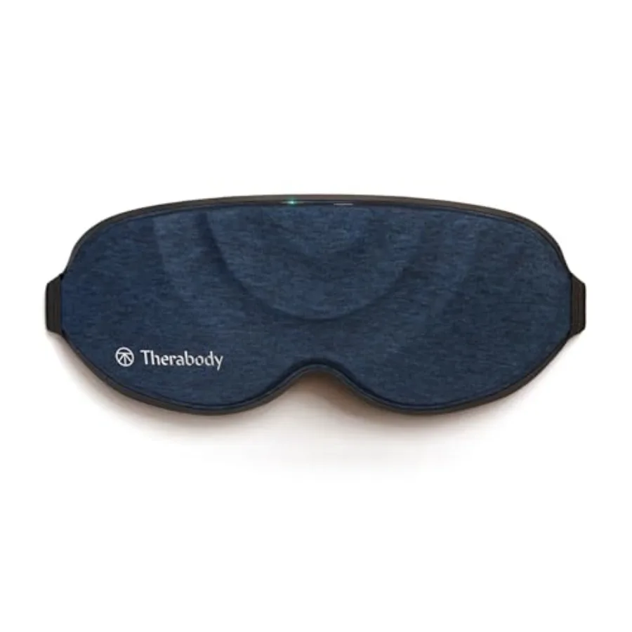 

Sleep Mask Ultra-Comfortable, 100% Blackout Sleep Eye Mask with Gentle Eye Massager Vibration for Stress Relief, Headache Relief