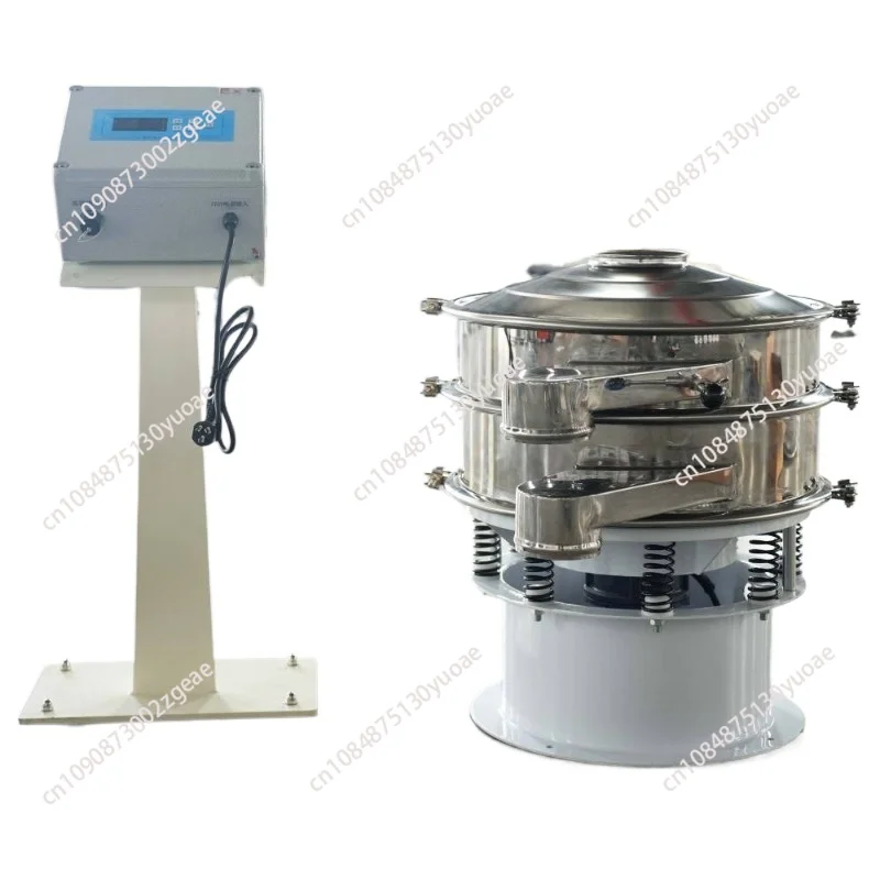 Spices and Herbs Ultrasonic Rotary Screen Food Industry Round Shaker