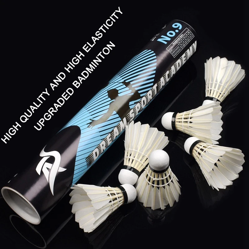 

12PCS Badminton Set Outdoor Racket Sports Recreational Badminton High Elasticity Good Flight Adult Training Badminton Balls