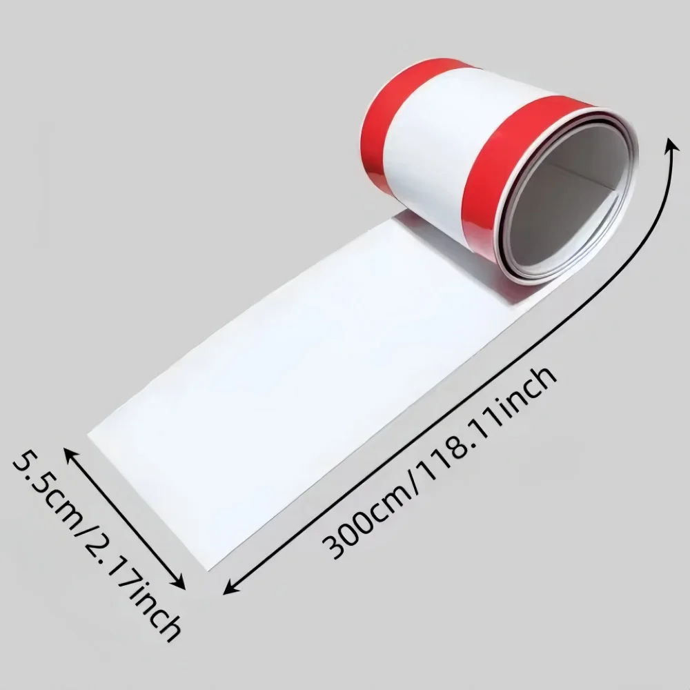 1Roll 3METERS/118.11IN Cable Cover Protector PVC Self-Adhesive Wire Protection Strip Wear Resistant Prevent Trip Wall and Floor