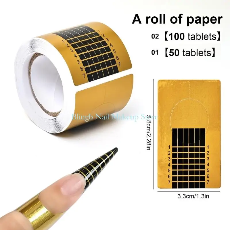 28TA Stable EXTENSION Applicator CLEAR สี่เหลี่ยมผืนผ้าเครื่องมือกระดาษเคลือบวัสดุสำหรับ Professional Salon Precisions