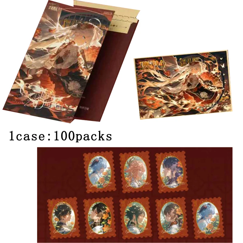 

Genshin Impact Art Card Collection Exclusive Acrylic and Line Art Card Keqing Zhongli Classic Display Gift