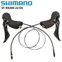 Shimano GRX RX400 Shifter Right Left 2x10s Speed ST-RX400 For Hydraulic Disc Brake Caliper RX400 One Pair Road Bike Shift