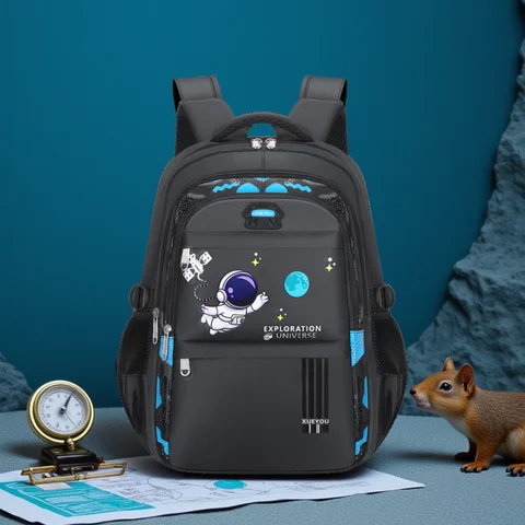 Kids Backpack Children School Bags for Boys Astronaut School Backpack Waterproof Primary Book Bag Mochila Infantil