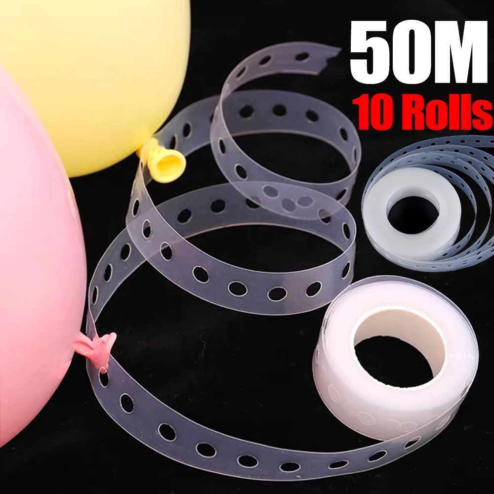 Balloon Chain Strip for Arch Garland Wedding Birthday Decor Balloons Accessories DIY Party Christmas Supplies Seal Chain Arch