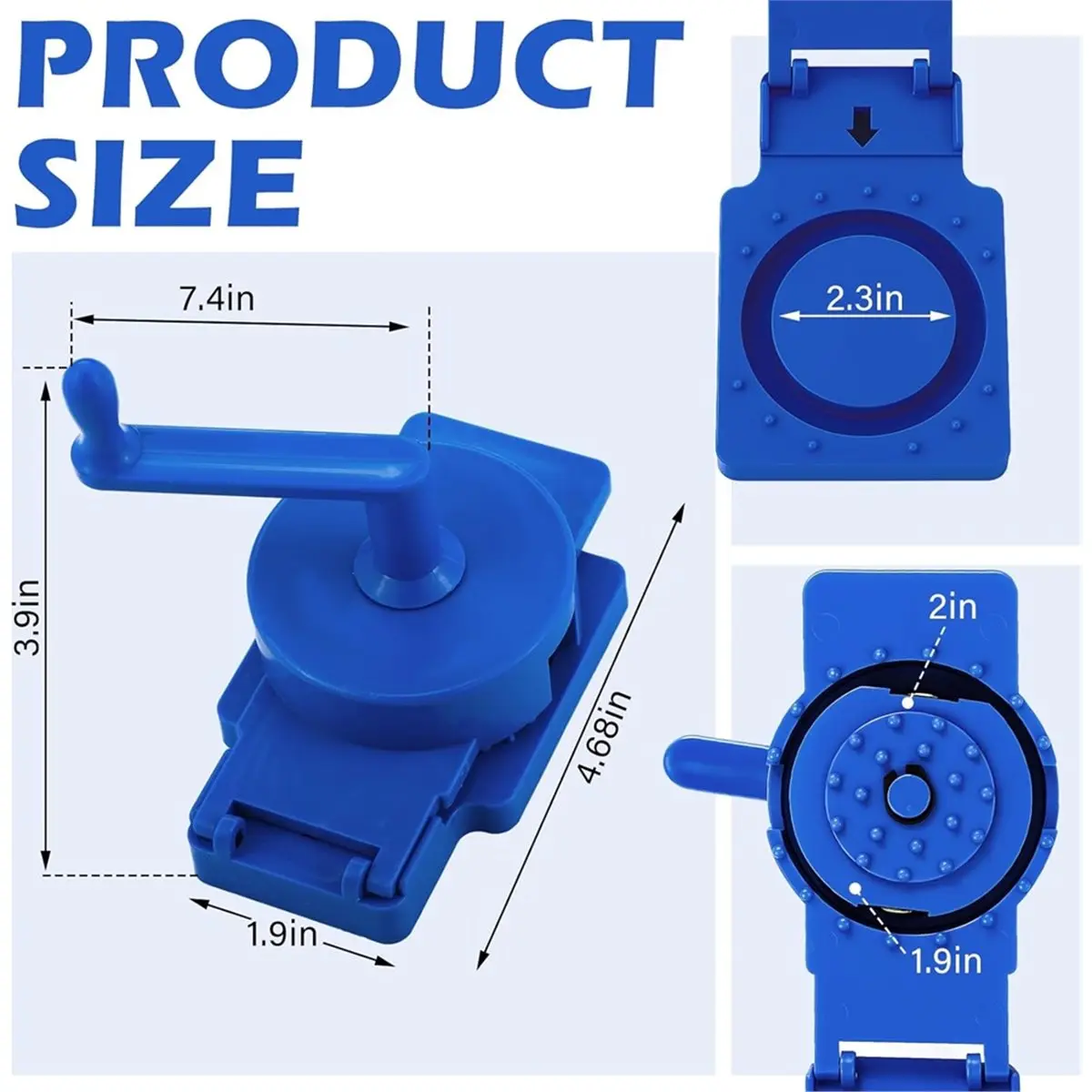 【coupon-】{0}1-confezione-di-perforatrici-per-tende-rotanti-e-anello-romano-in-plastica-con-anello-passacavo-per-tende-da-50-pezzi-puo-realizzare-kit-passacavo-per-finestra-doccia