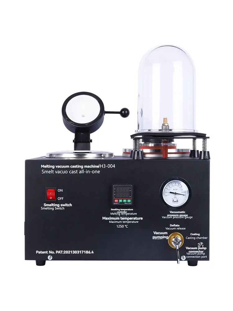 Machine de moulage 3 en 1, dispositif intégré de fusion sous vide, raffinage à haute température, équipement de fabrication de bijoux en or et argent