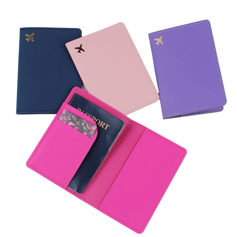 

Защитная обложка для паспорта для путешествий, держатель для кредитных карт, дорожные аксессуары для женщин и мужчин, держатель для паспорта из искусственной кожи, чехлы для паспорта с билетом