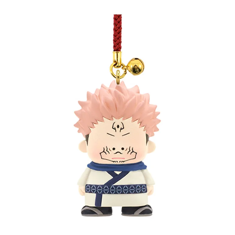 Anime Jujutsu Kaisen Ryomen Sukuna Kugisaki Nobara Cosplay Cute Mini figurines Keychain Collectibles Model Bell Pendant Gift