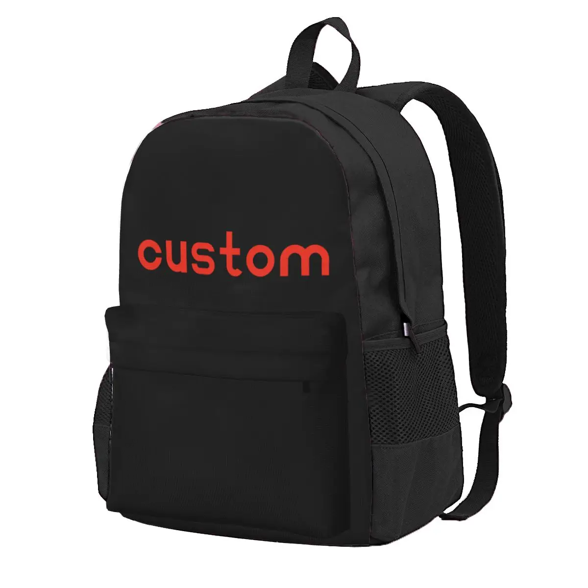 Custom Any Picture Backpack for Men Women Cool Student Work Daypack Laptop Shoulder Bag Gift