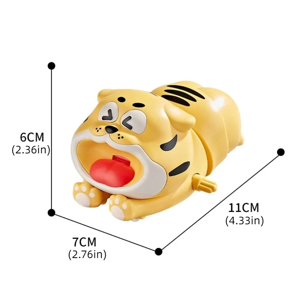 클라이밍 타이거즈 시계태엽 장난감 움직이는 인터랙티브 동물 타이거즈 윈드업 장난감 귀여운 만화 타이거즈 시계태엽 모델 유치원용