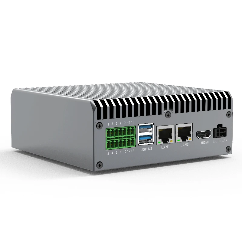 

Промышленный безвентиляторный блок для ИИ для вычислений на периферии, машинного обучения и ИИ