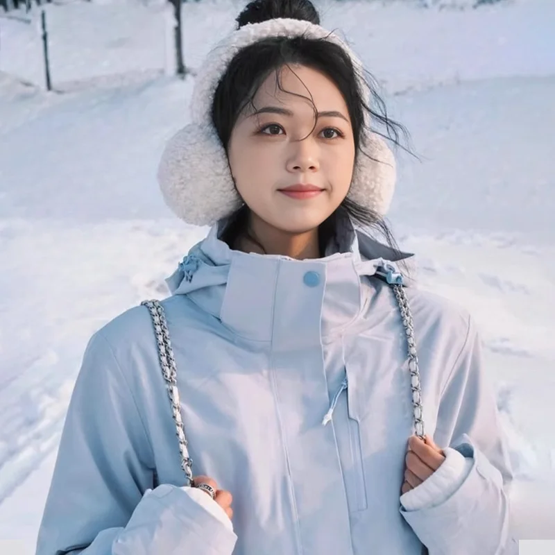 Outdoor Jacket Men Three-in-One Women Jacket Windproof Waterproof DuPont Teflon New National Standard Down Mountaineering