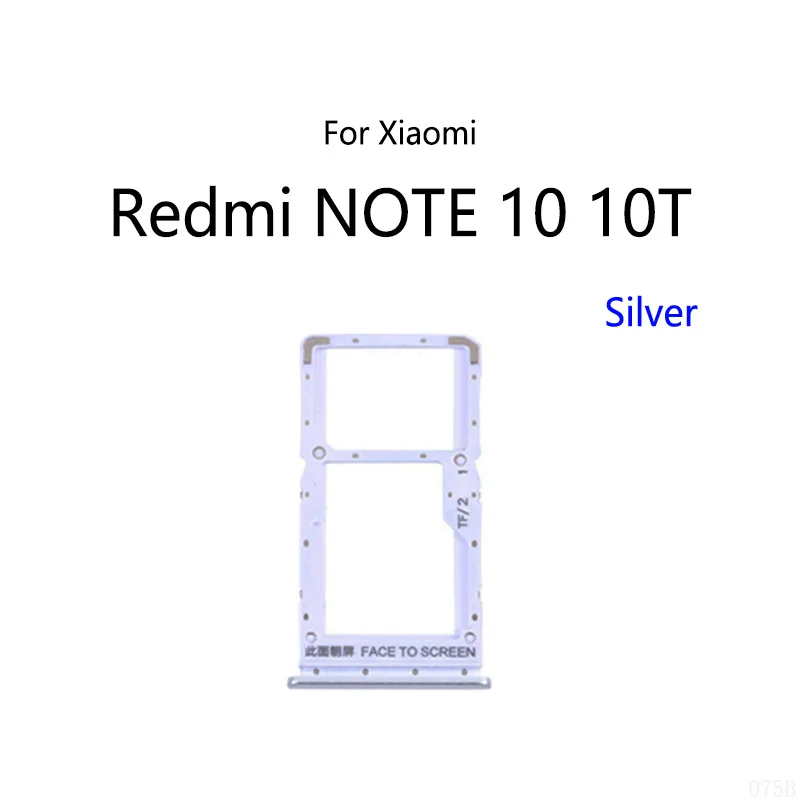Ranura para tarjeta SIM para Xiaomi Redmi NOTE 10 5G 10T, soporte de bandeja, toma de lector de tarjeta Sim