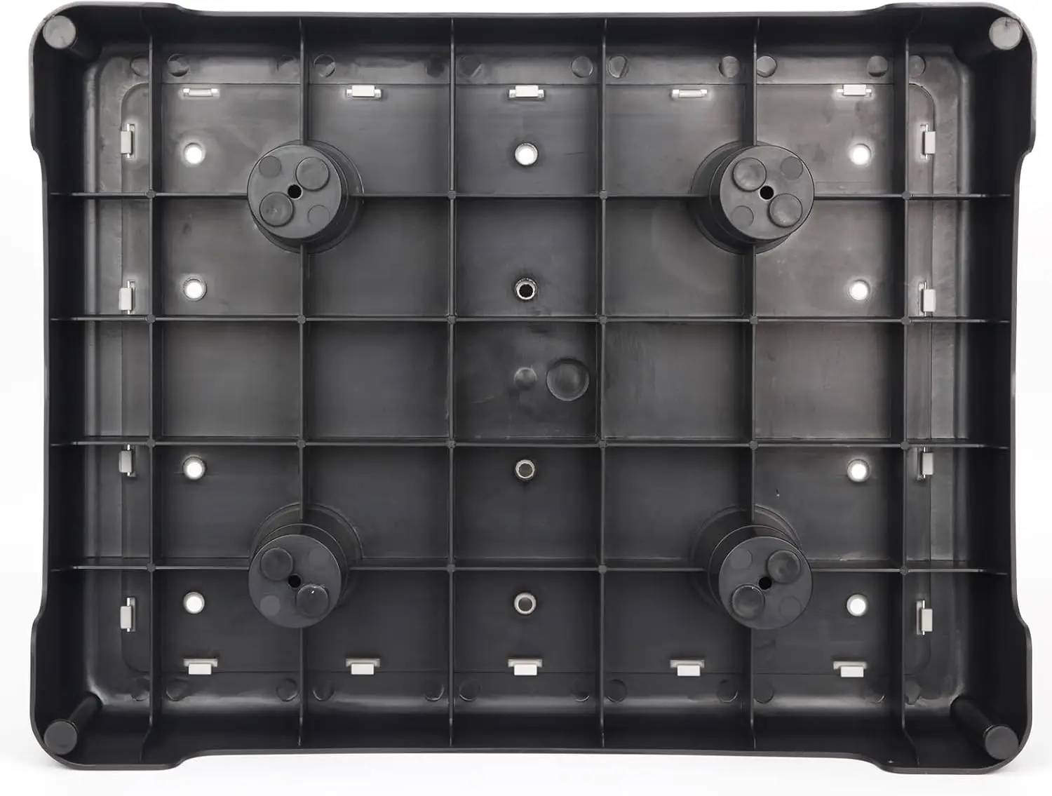 Step Stool for Adults, Heavy Duty, Anti-Slip, Ideal for Outdoor, Kitchen, Bathroom, Bedroom, Plastic, Holds 440 lbs, Half