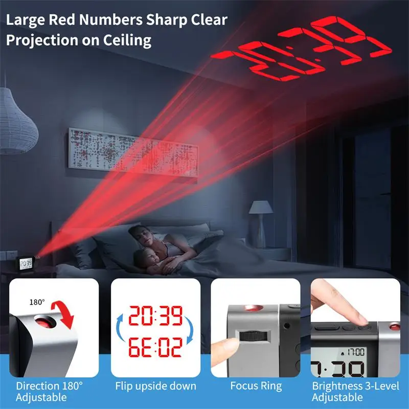 Thumbnail 4 - #18 New LED Bedside Alarm Clocks Arrivals
