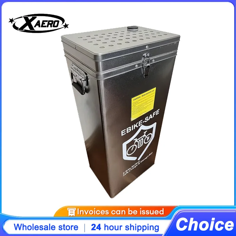 

BAT-SAFE Extra Large LiPo Safe Box - Fireproof Explosion Proof Container for RC Drone Airplane Battery Storage