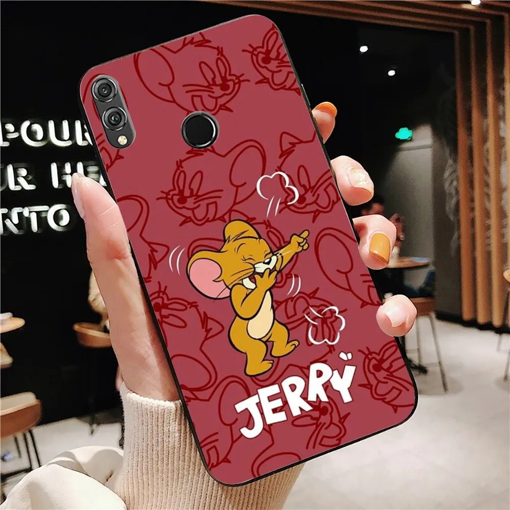 Cartoon T-Tom And J-Jerry Phone Case For Huawei Honor 10 lite 9 20 7A 9X 30 50 60 70 pro plus Soft Silicone Cover