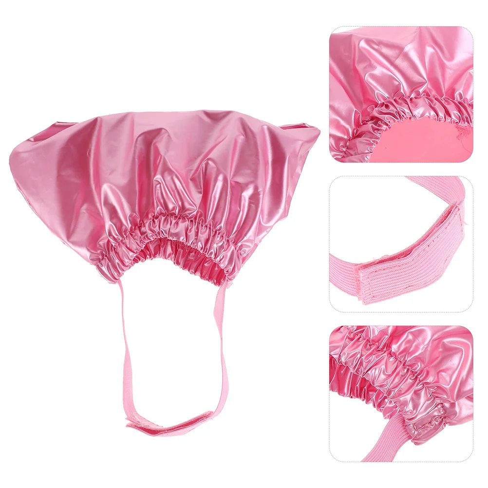 

Pet Shower Cap Waterproof Adjustable Reusable Satin Eva Cat Bath Hat Puppy Ear Cover Bathing Grooming Supplies