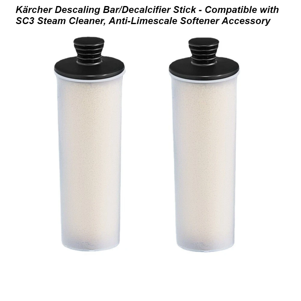 

Kärcher Descaling Bar/Decalcifier Stick - Compatible with SC3 Steam Cleaner, Anti-Limescale Softener Accessory