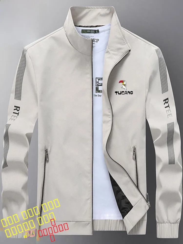 

Мужская повседневная верхняя одежда Woodpeer Jaet, дышащая, против морщин, весенне-осенняя верхняя одежда с шариковым воротником, полиэстер, ветрозащитная, стандартной посадки