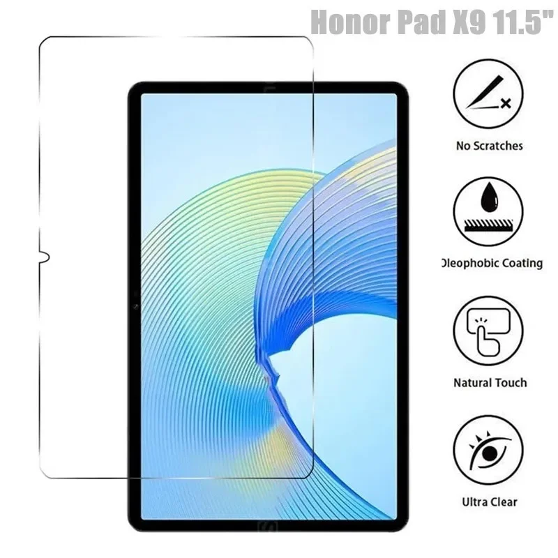 

Tempered Glass For HONOR PAD 9 12.1/ X9 11.5 X8Pro 2024 Honor Pad X8a 11.0 Screen Protector