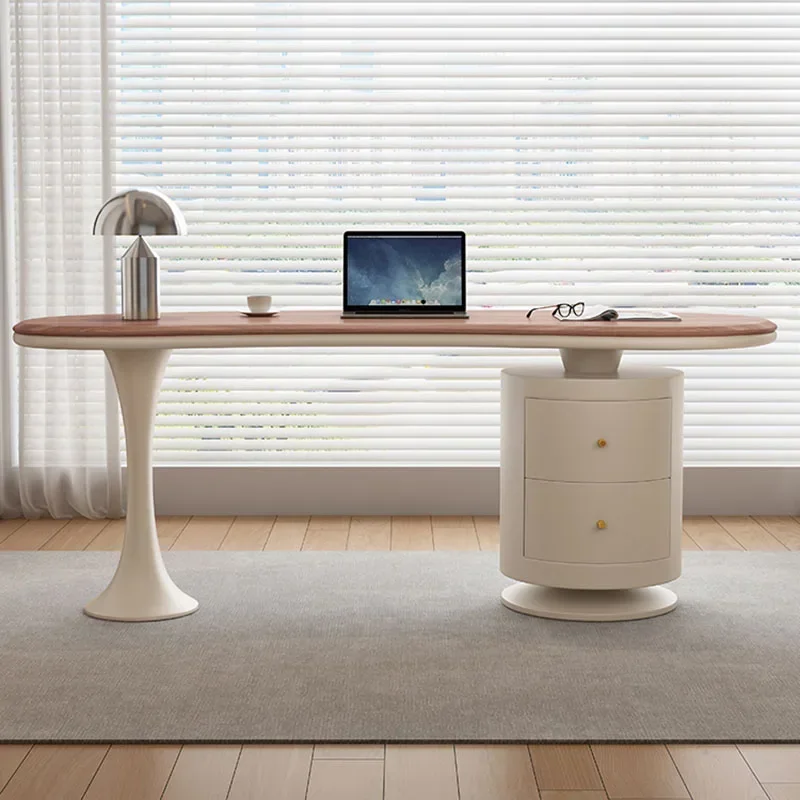 

Conference Study Gameing Desk Kawaii Solid Wood White Boss Mini Desk Office Wood Table Pour Ordinateur Home Decor Products