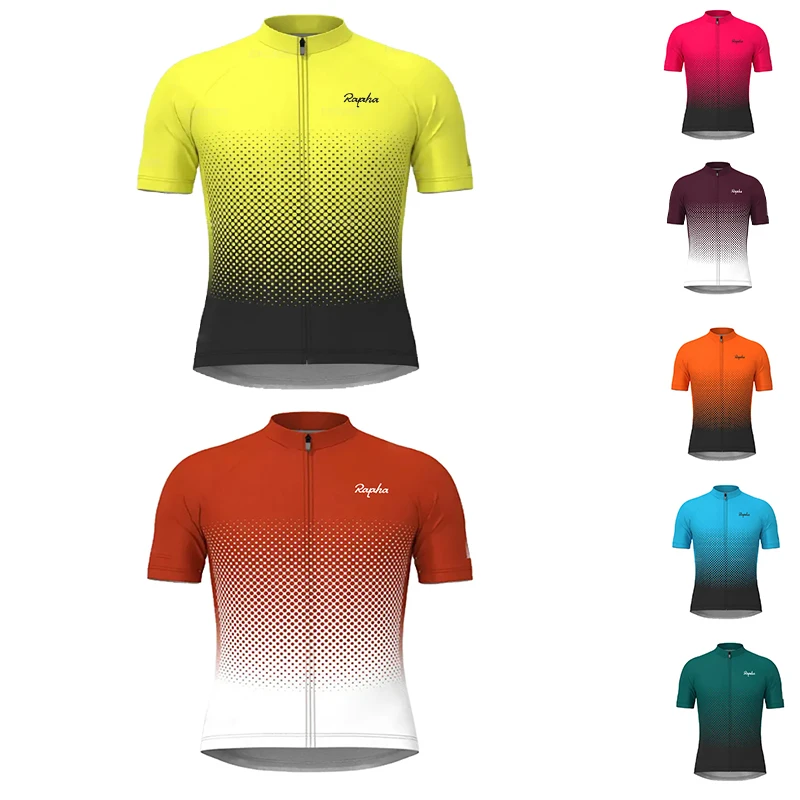 Summer Short sleeved Top 2025 Cycling Team Men\'s Cycling Uniform, Sweat absorbing, Breathable, Speed drying Mountain Bike Shirt