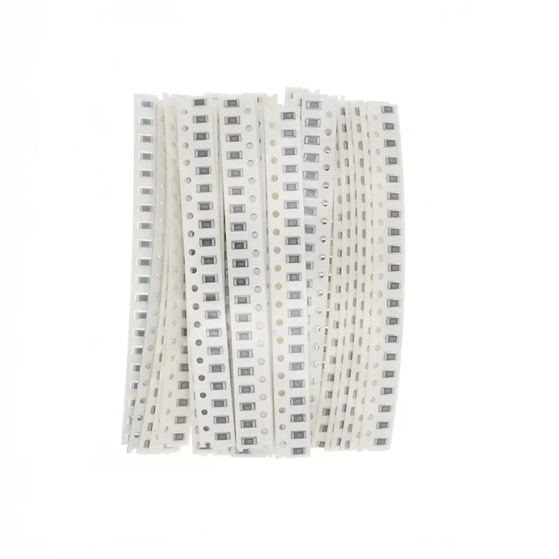 1206 SMD-Widerstandskit, sortiertes Kit 1 % (5 Arten verfügbar), 0–39R/43R~560R/620R~12KR/15KR~220KR/240KR~5,1MR