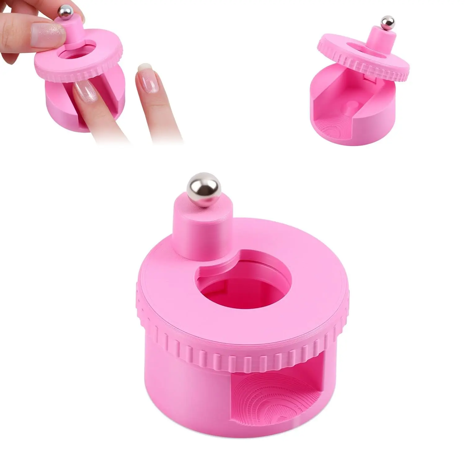 Rotating Cat Eye Nail Magnet Wide Light Glass Bead Effect Multifunctional Strong Automatic Nail Art Magnetic Gel Nail Polish