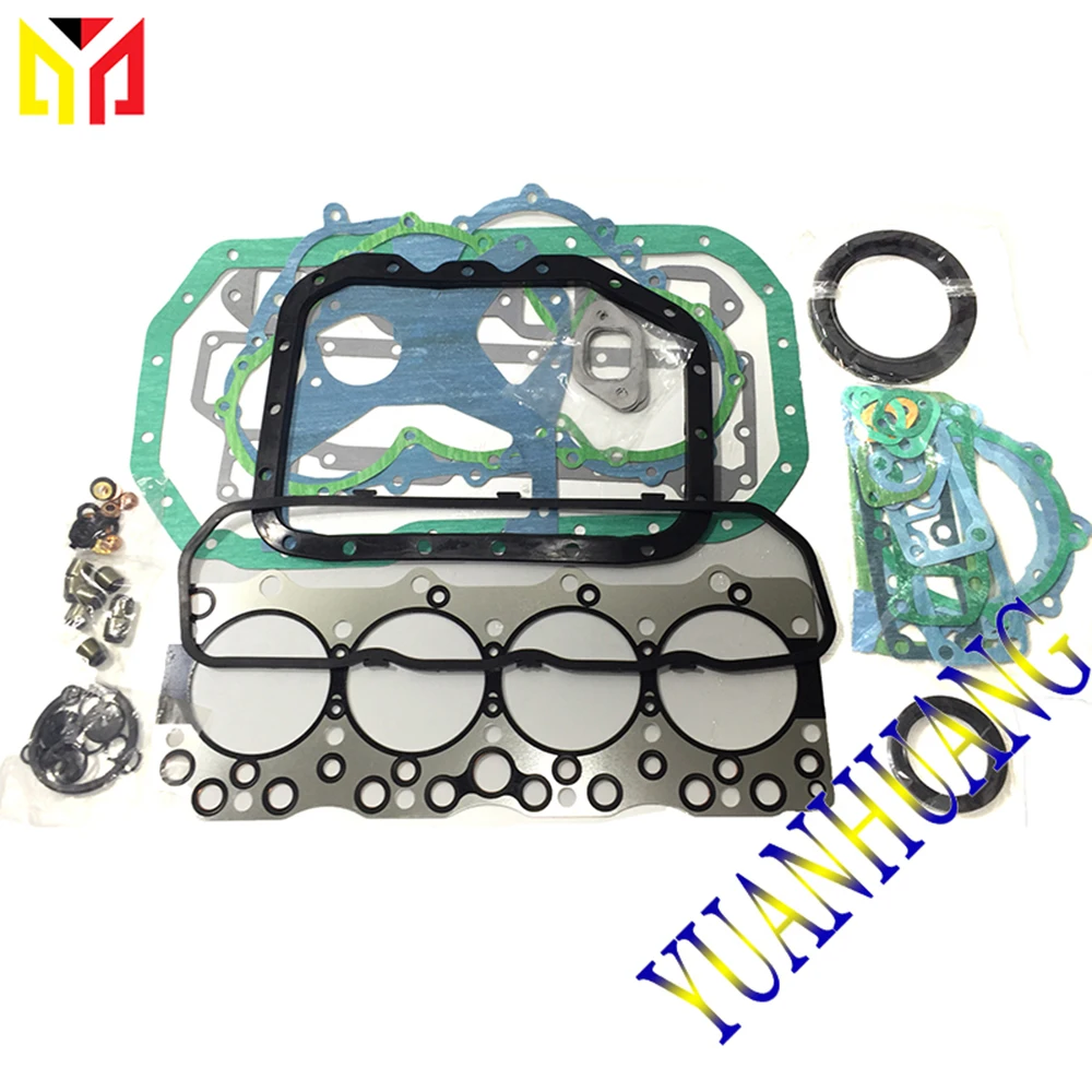 4BC2 Engine Rebuild Kit With Valve Overhual Repair Gasket Set For ISUZU Diesel Liner Piston Ring Bearing