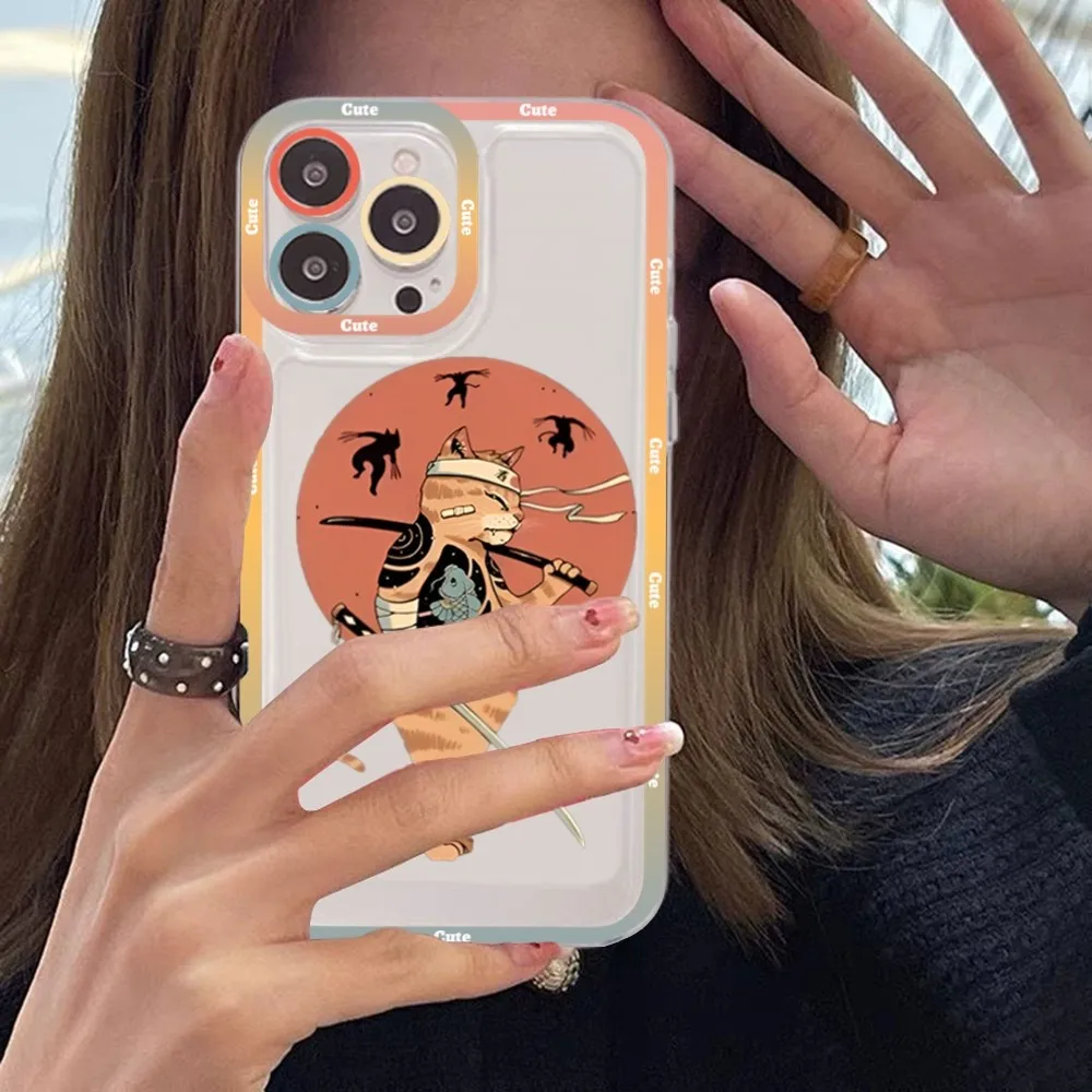 Neko Ramen Phone Case For Samsung S 20 S 21 S 22 S 23 lite plus ultra Mobile Cover