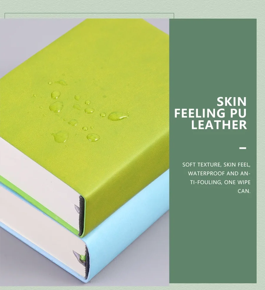 Notizbuch aus weichem Leder, A6 (3,94 x 5,71 Zoll), minimalistisches Malbuch, leeres Buch, ultradicker Business-Notizblock, klein und frisch, 720 Seiten – Detail 8