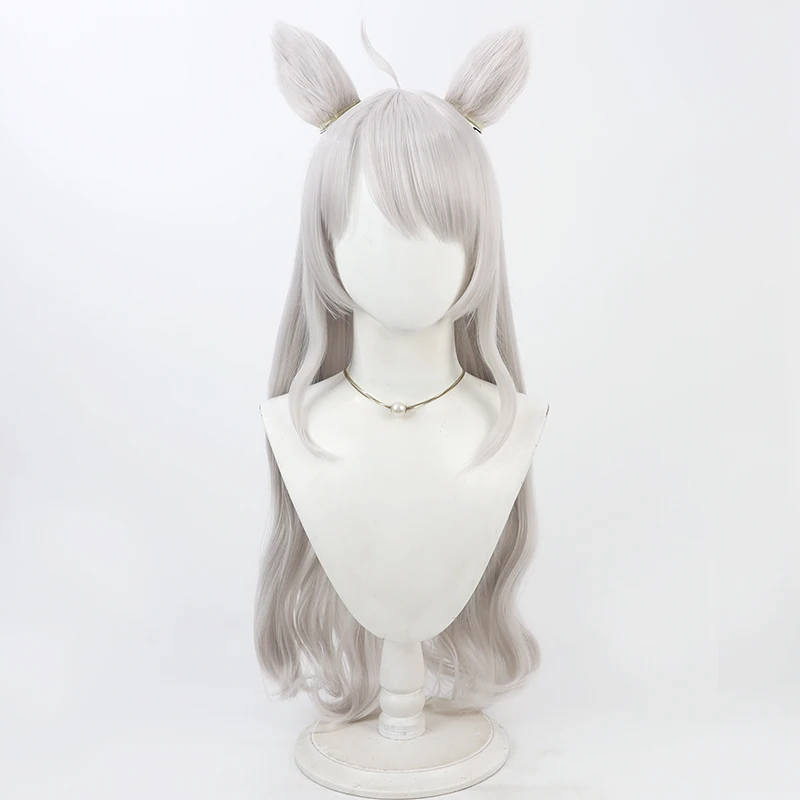 NIJISANJI الظاهري يوتيوب Vtuber Shishiro Bota شعر مستعار تأثيري هالوين كرنفال الدعائم الطرف الشعر الاصطناعية ألياف مقاومة للحرارة
