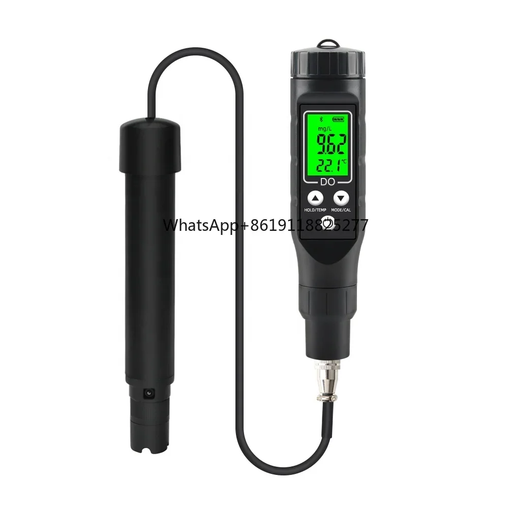 

Bluetooth Smart Disolved Oxygen Meter Replaceable Electrode Heads with Backlighting