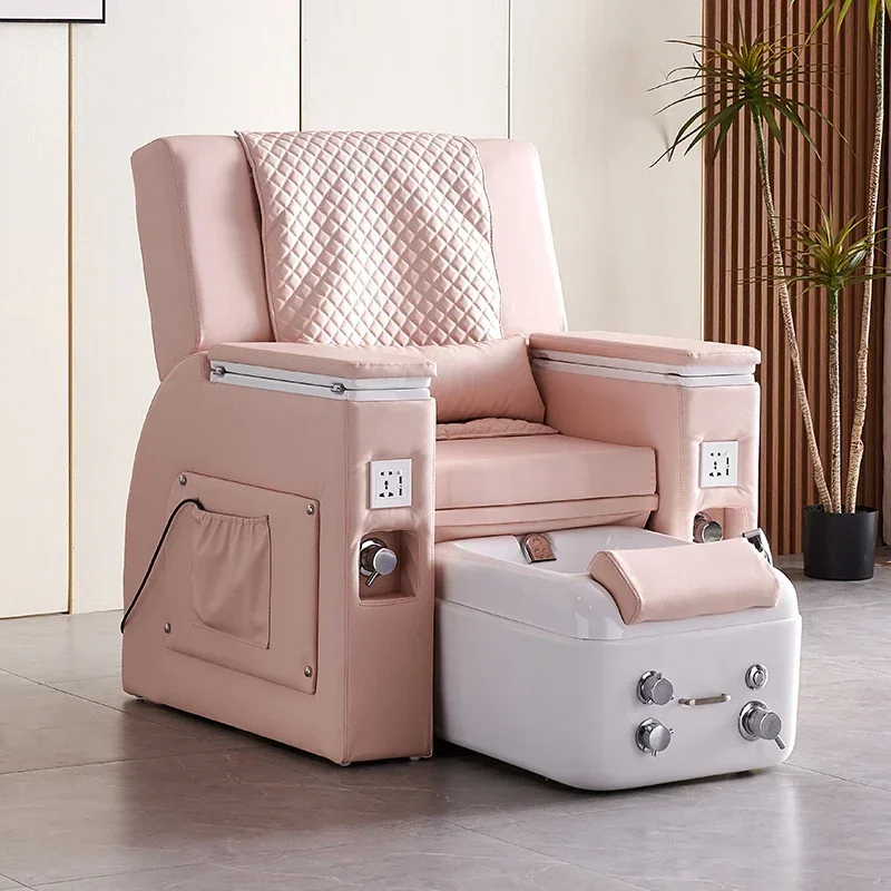 Modern Luxury Beauty Nail Salon Manicure Foot Spa Massage Pedicure Chair Collapsible