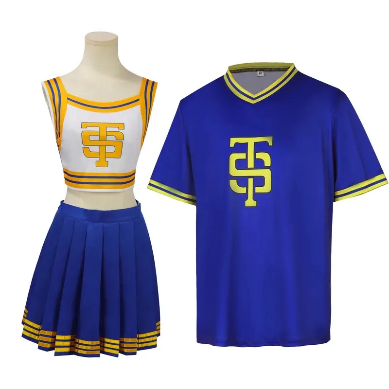 

Taylor Cheerleader Uniform Halloween Cosplay Costume T-shirt Top Men Hip Hop Dance Costumes Dress Suit Girls Skirt Party Clothes