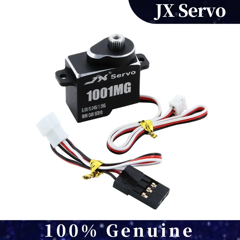 

JX PDI-1001MG Metal Gear Coreless Micro Servo, 1.5KG Digital Motor 6.0V High Performance for RC Cars Helicopter Crawler