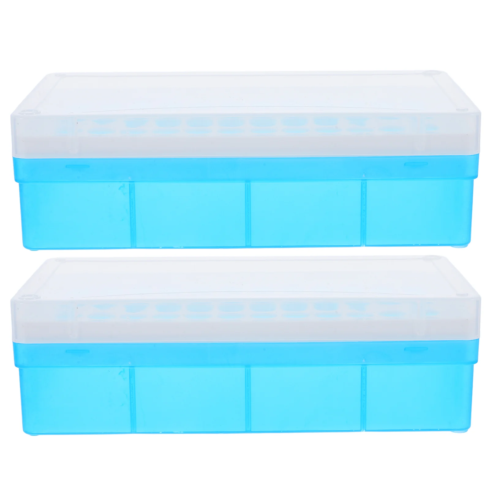 2 Pcs Centrifuge Tube Box Storage Rack Laboratory Stand Test Tubes Holder Plastic