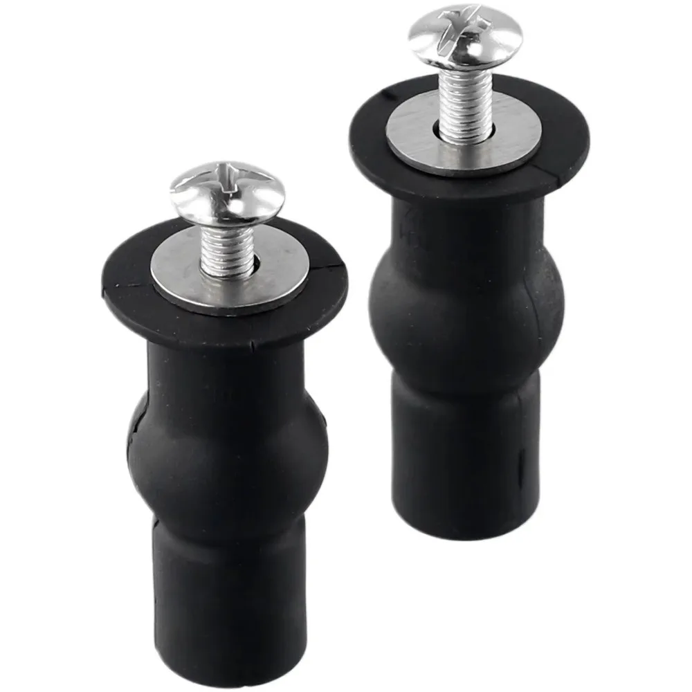 Universal Compatibility Toilet Seat Hinges Quick Easy Installation Blind Hole Compatibility Expansion Mount Screws