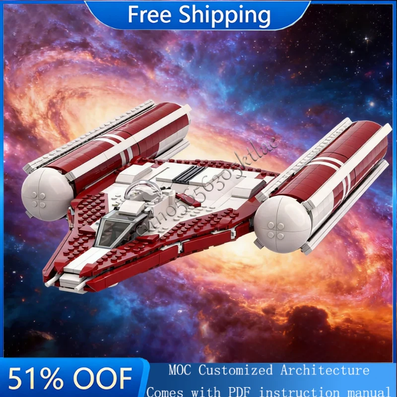 

913 PCS Y Wing Starfighter Dual Engine Clone Ryloth Base MOC Puzzle Model DIY Assembly Education Originality Kid Toys Xmas Gifts