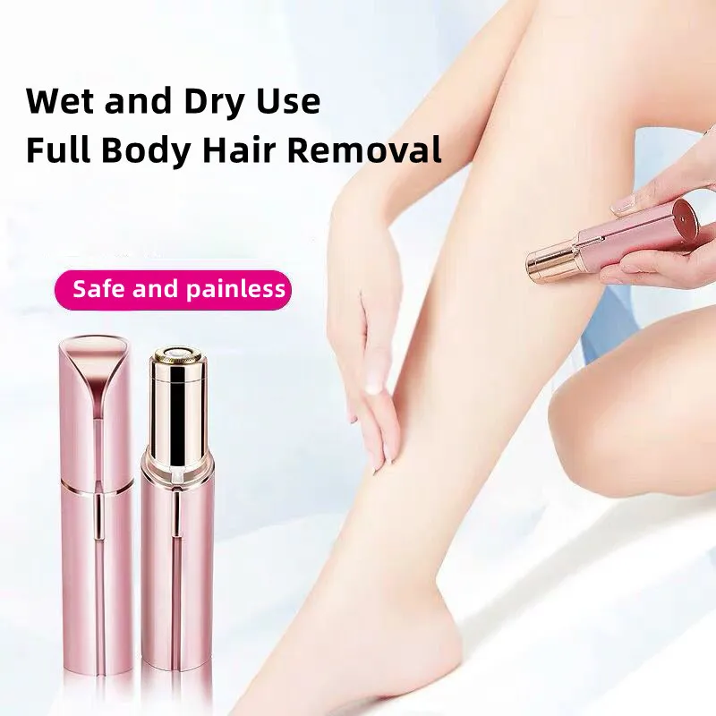 USB Electric Eyebrow Trimmer Painless Eye Brow Epilator Mini Shaver Razors Portable Facial Nose Lip Hair Remover Depilator Beaut