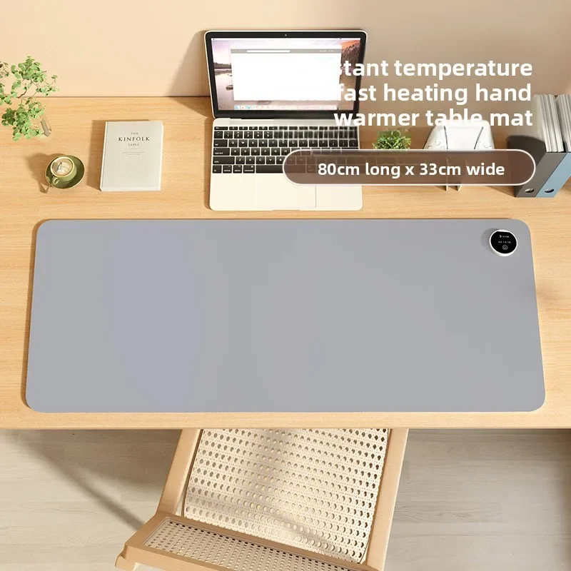 80Cmx33cm Heating Hand Warmer Mouse Pad, Right Switch Dual-purpose Electric Heater, Heating Table Mat, TV Cabinet Countertop Mat